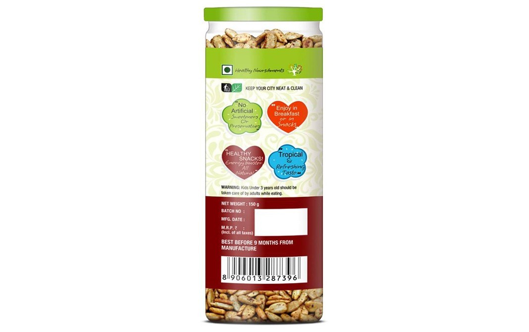 NourishVitals Barbeque Sunflower Roasted Seeds   Jar  150 grams